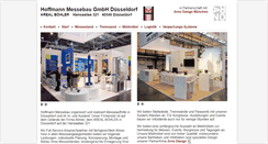 Desktop Screenshot of hoffmann-messebau.com